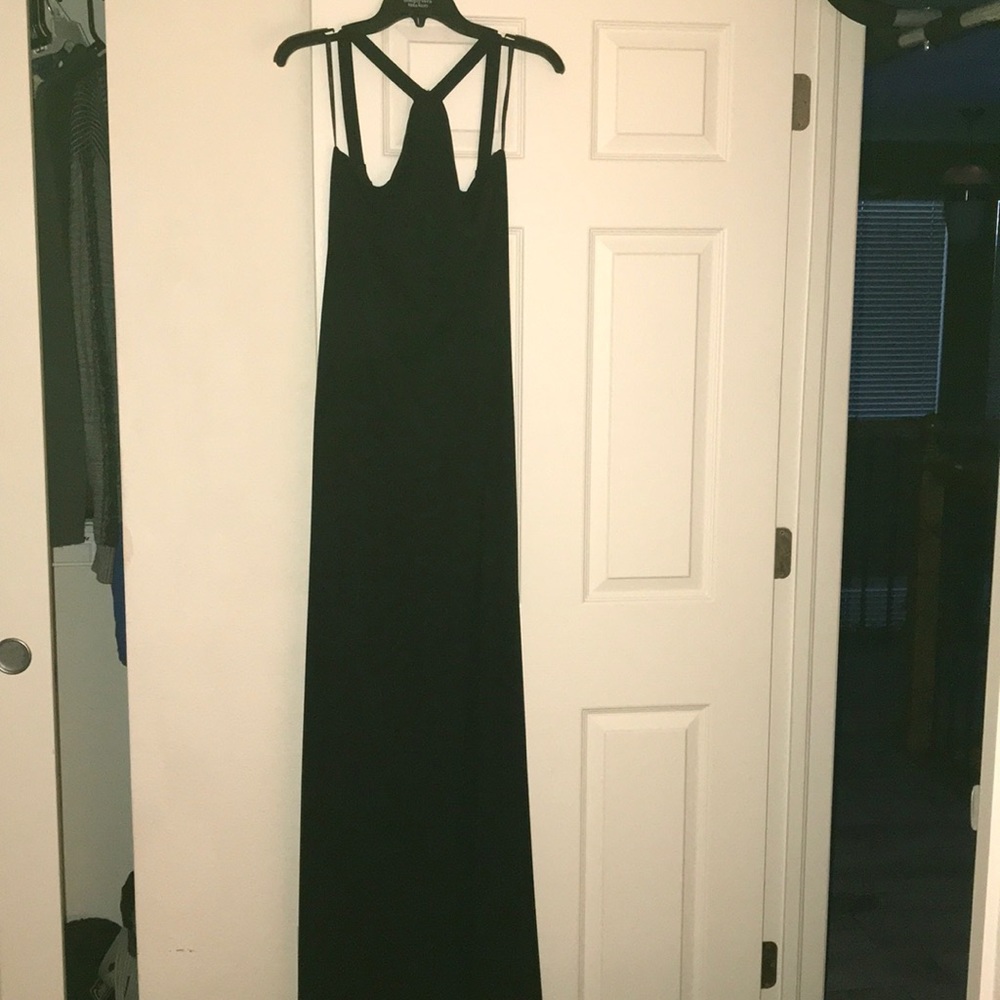 Black evening dress